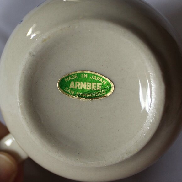 Rare Vintage Armbee Stoneware Otagiri Mugs - Picture 7 of 13